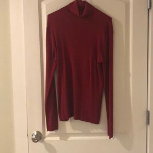 Coldwater Creek 2x rust turtleneck